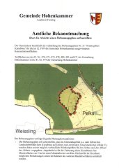 Bekanntmachung Aufstellungsbeschluss BP Nr. 21