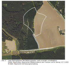 Lage Geltungsbereich des BP Nr. 21 Sondergebiet Kiesabbau